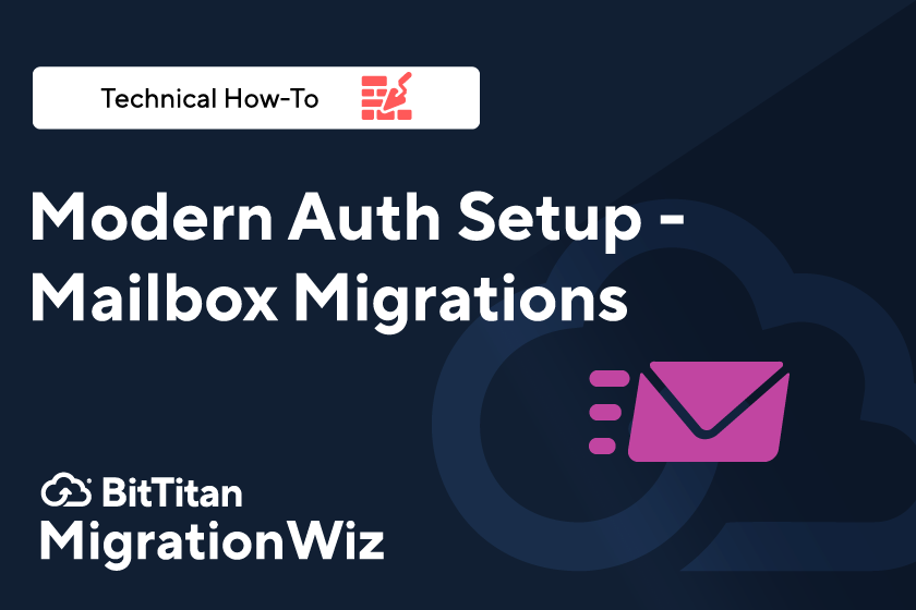 Modern Auth Setup Mailbox Migrations